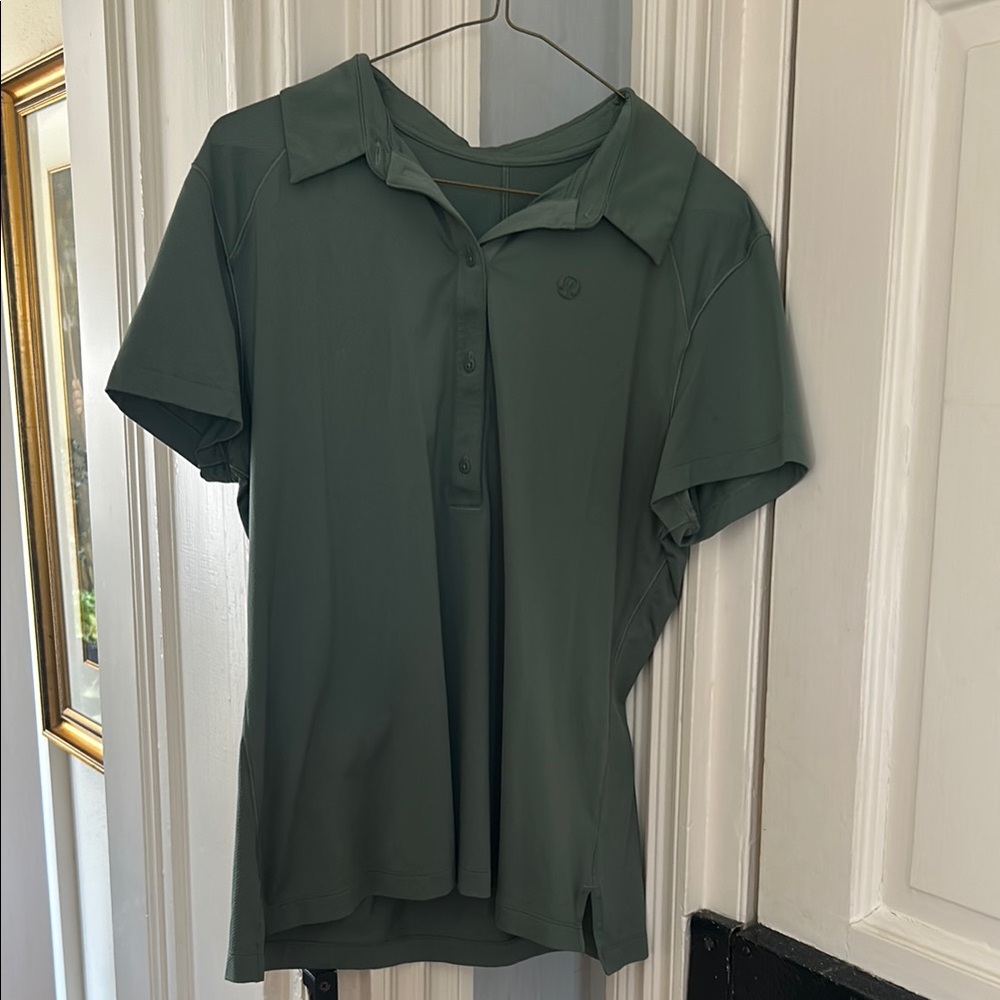 Women's Green Polo Shirt Lululemon